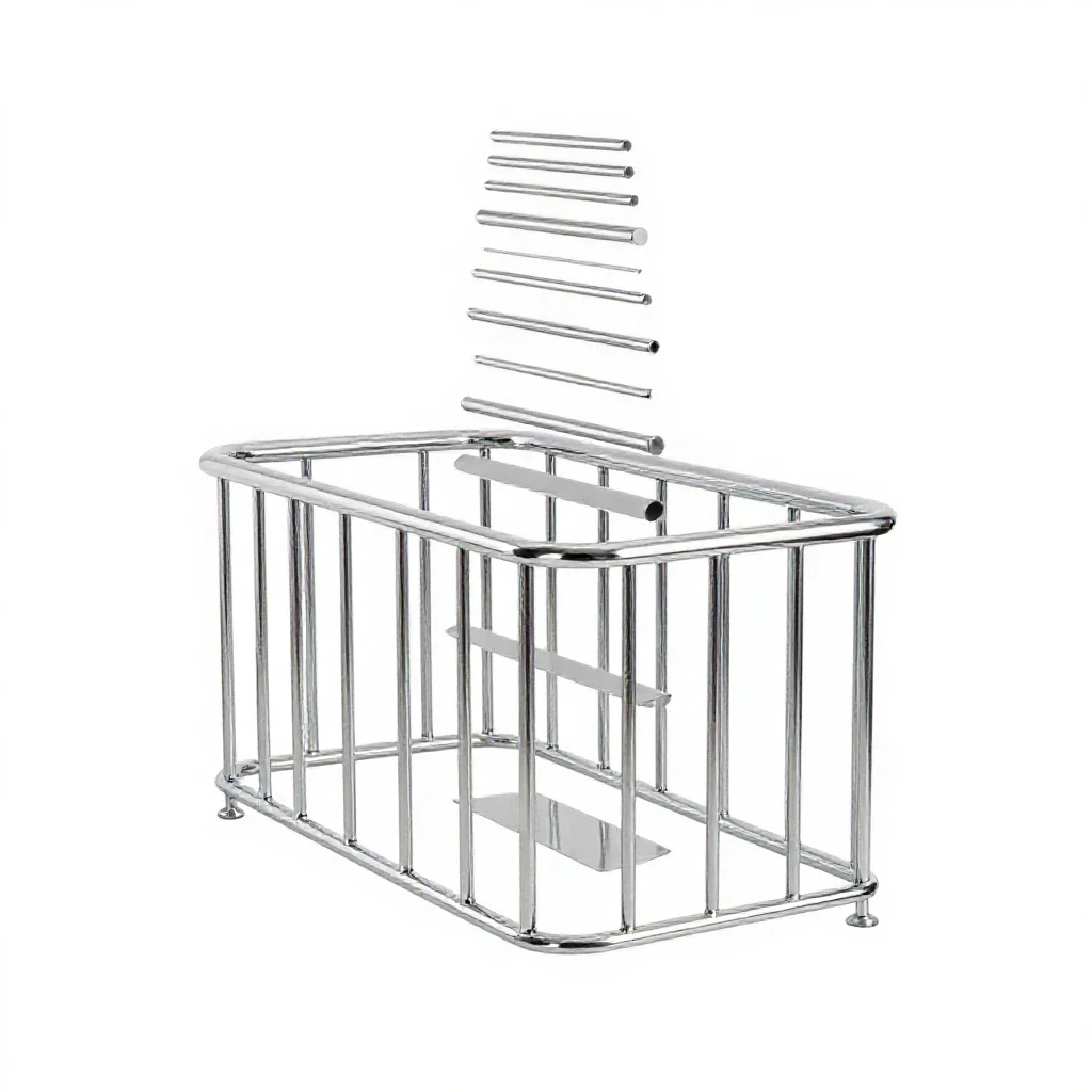 Bannister isolated on a white background