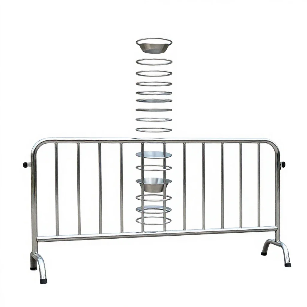 Barricade isolated on a white background