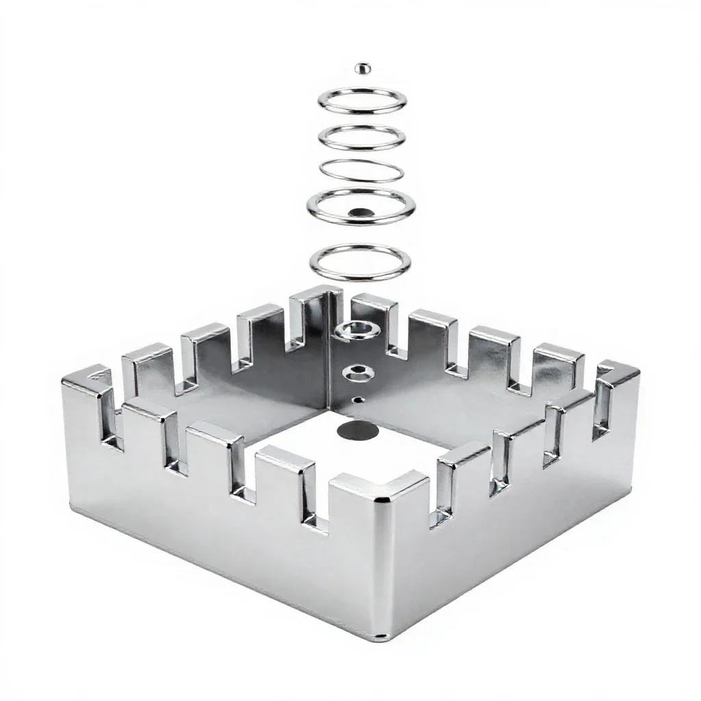 Battlement isolated on a white background