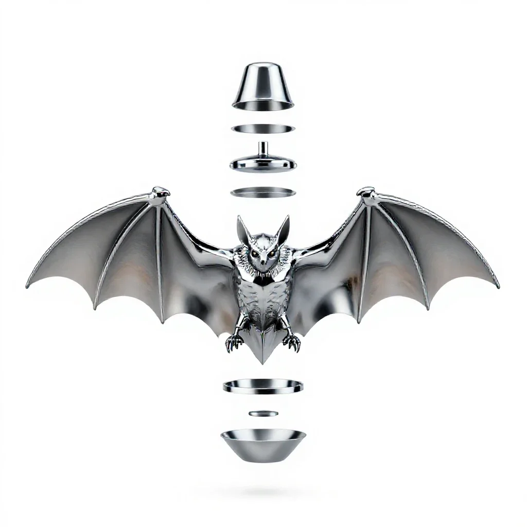 Batwing isolated on a white background