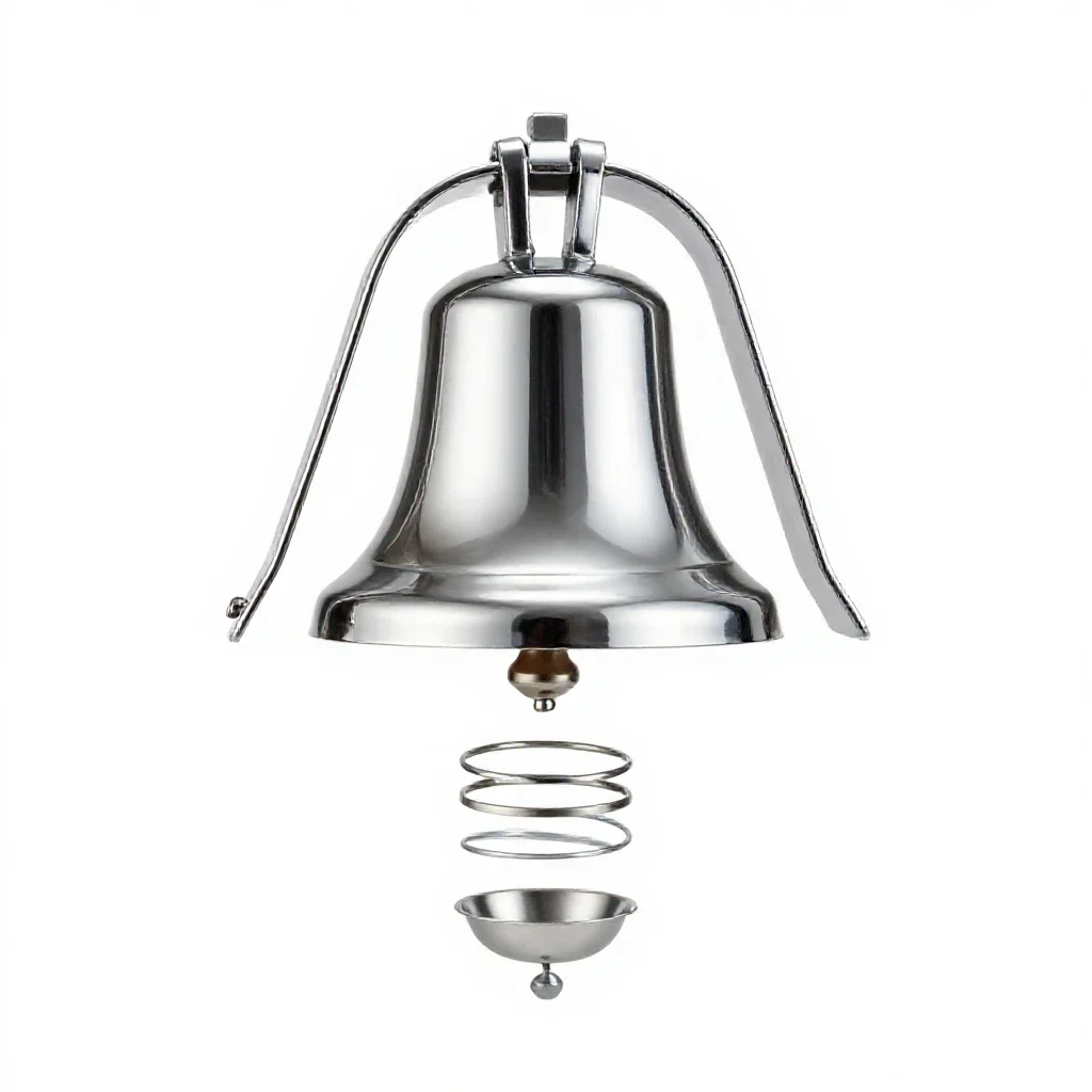 Bell gable isolated on a white background