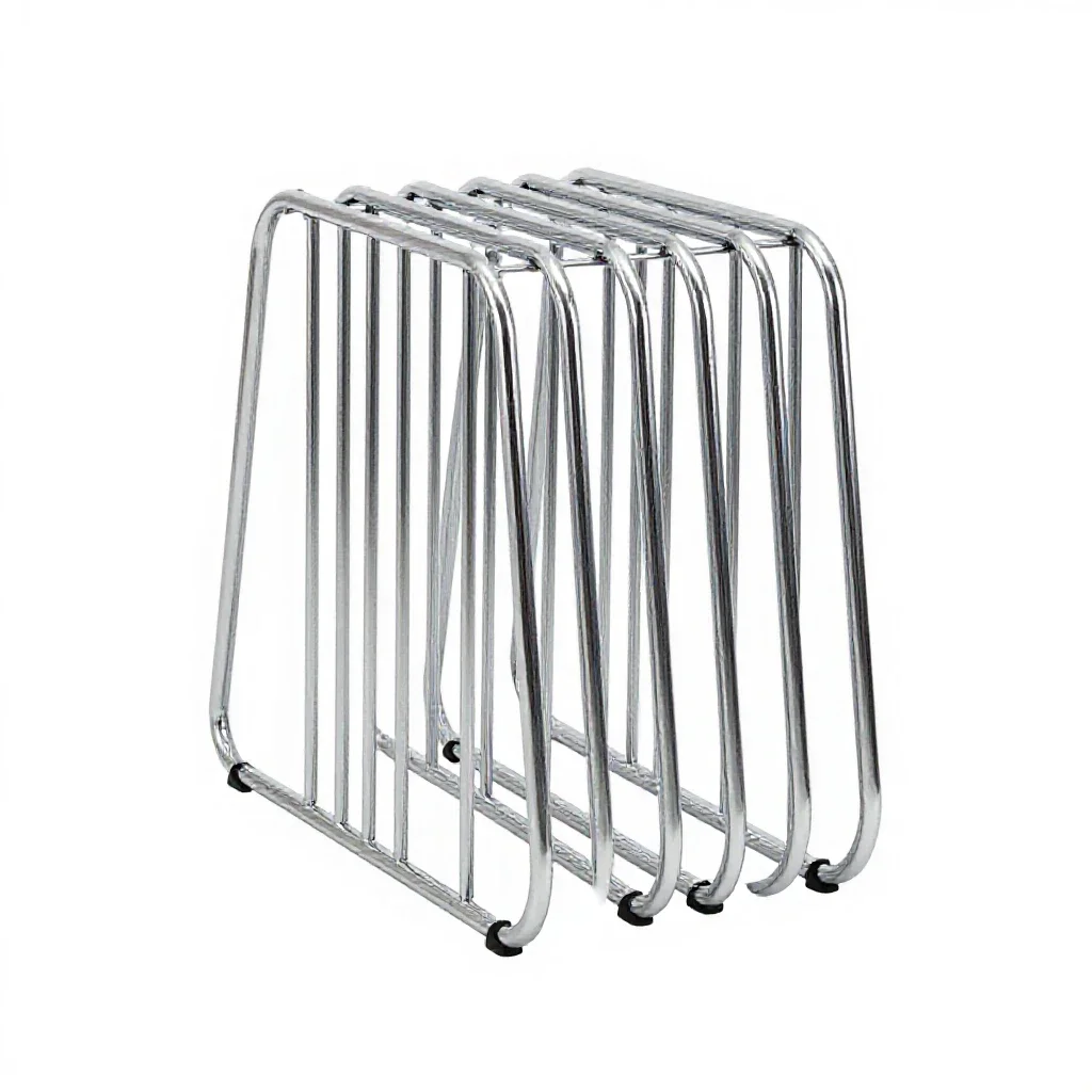 Bicycle rack isolated on a white background