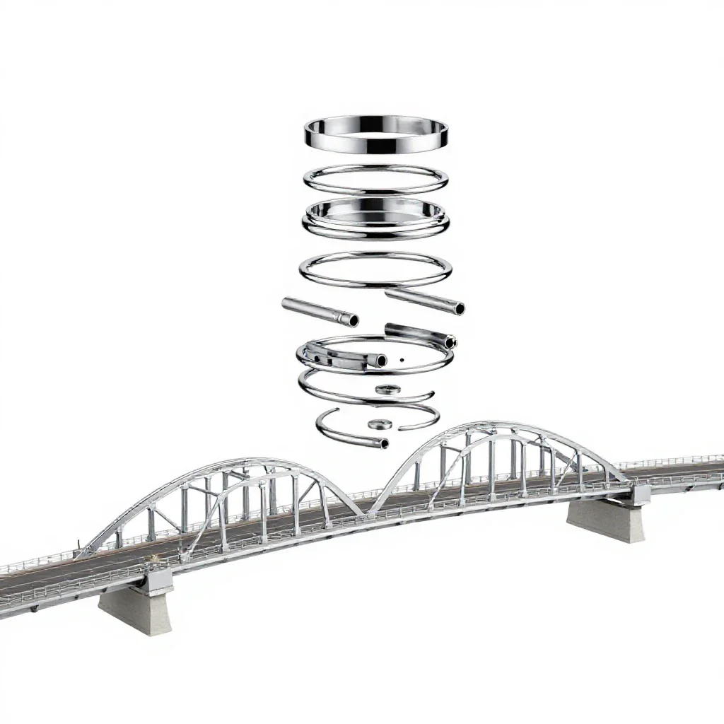 Bridge isolated on a white background