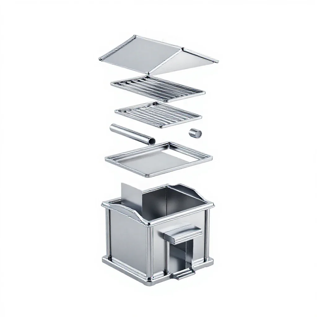 Building isolated on a white background