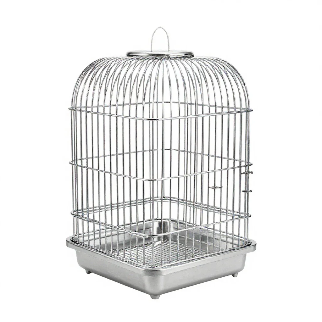 Cage isolated on a white background