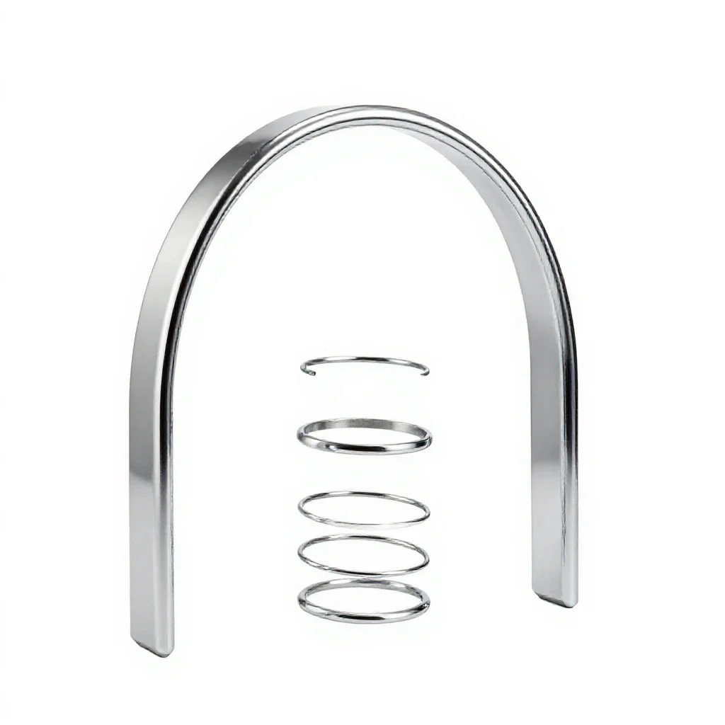 Camber arch isolated on a white background