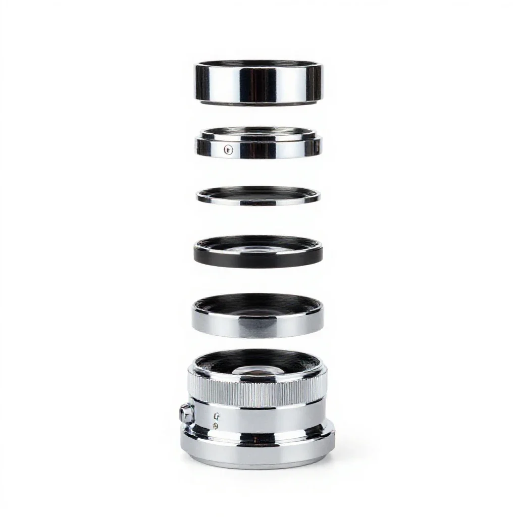 Camera obscura isolated on a white background