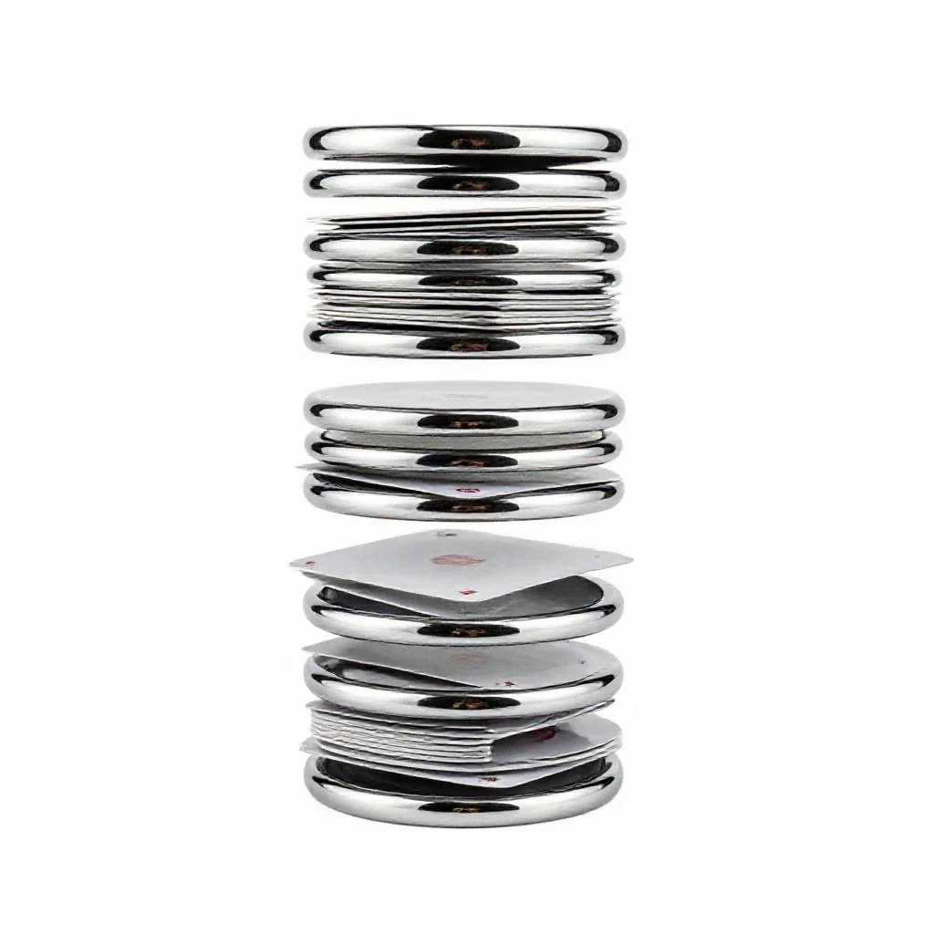 Cardroom isolated on a white background