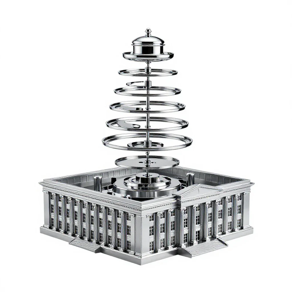 Chancellery isolated on a white background