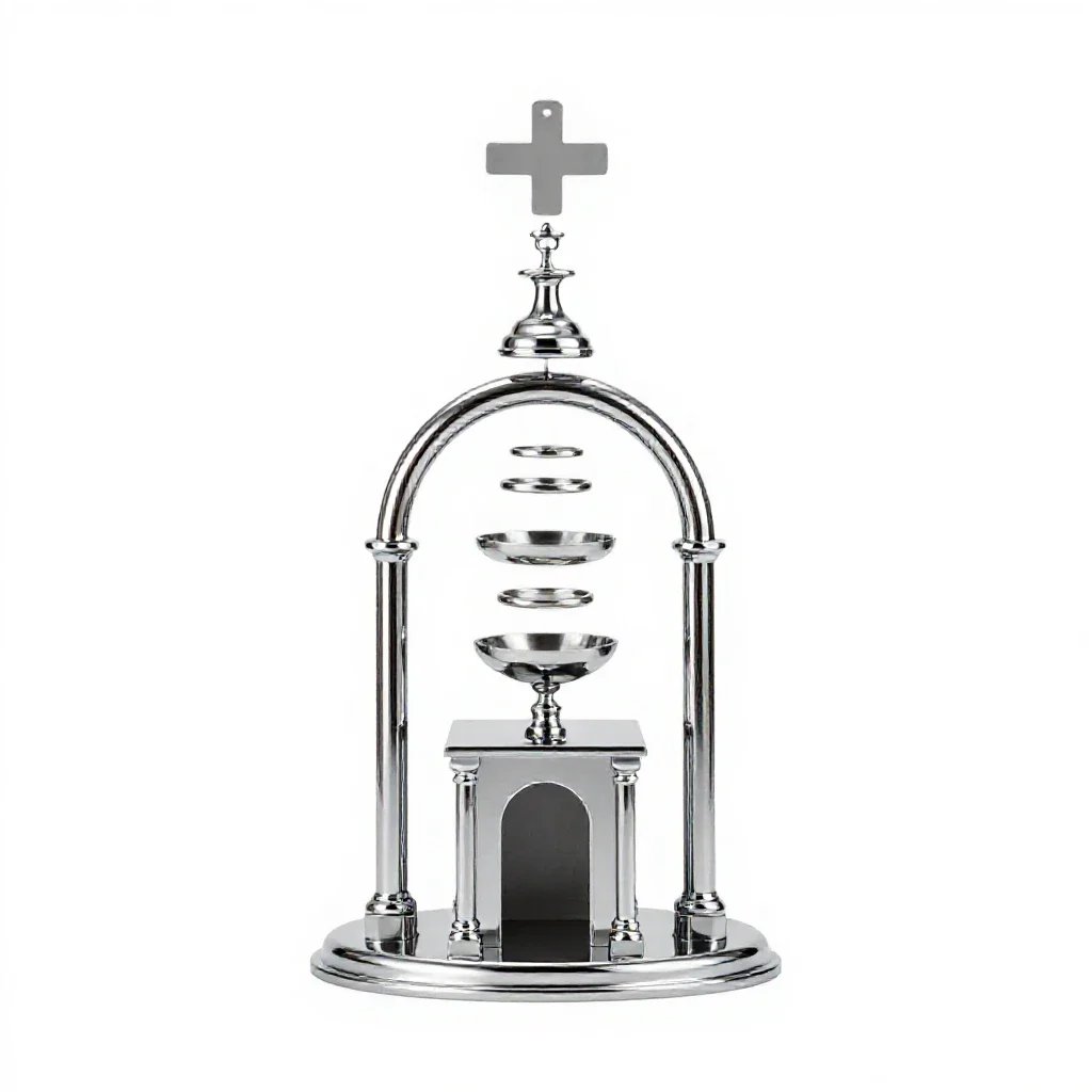 Chapel isolated on a white background