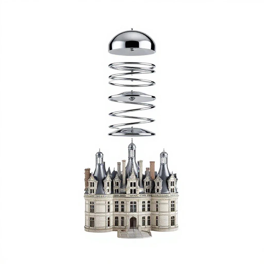 Chateau isolated on a white background