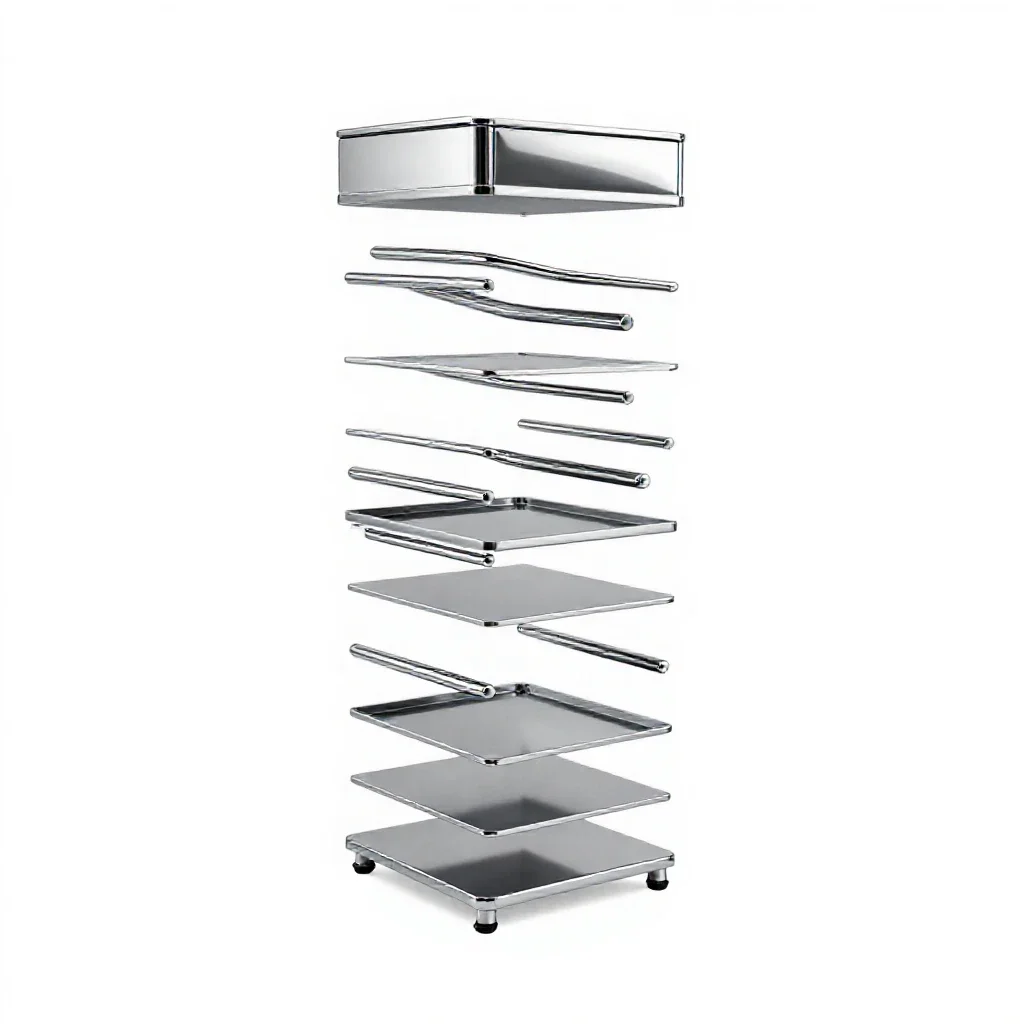 Checkroom isolated on a white background