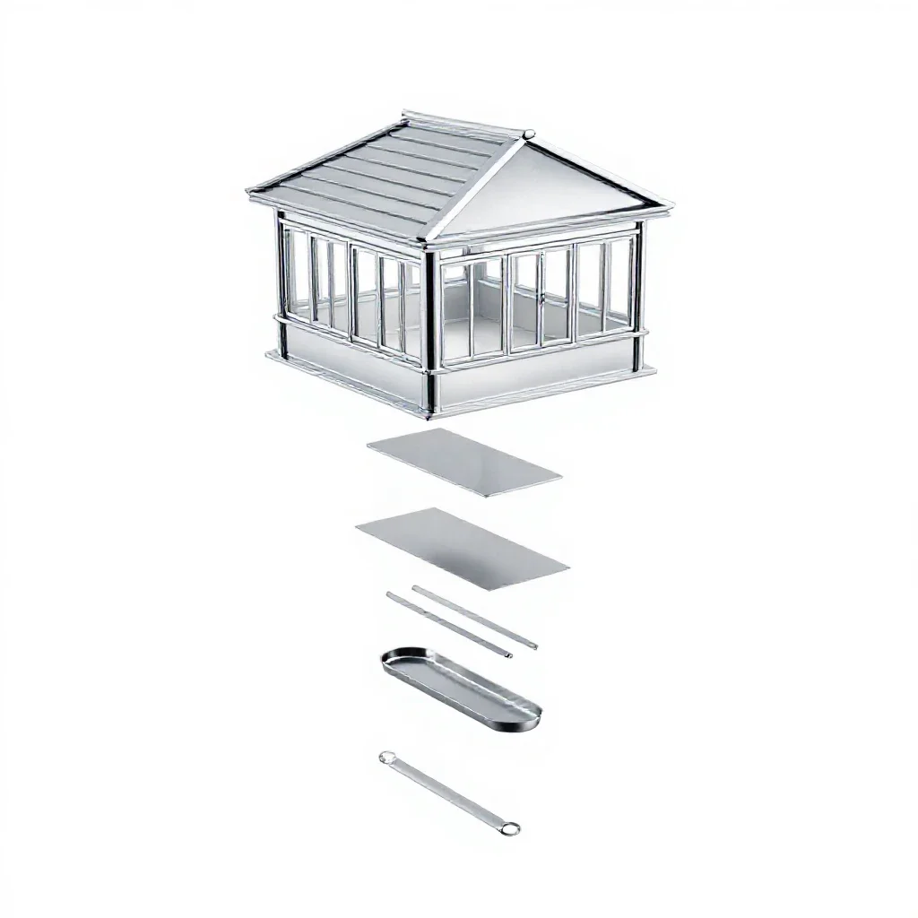 Clerestory isolated on a white background
