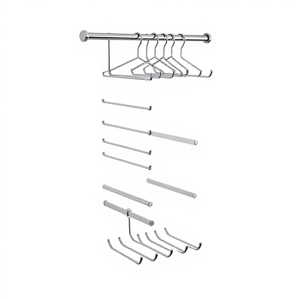 Coatrack isolated on a white background