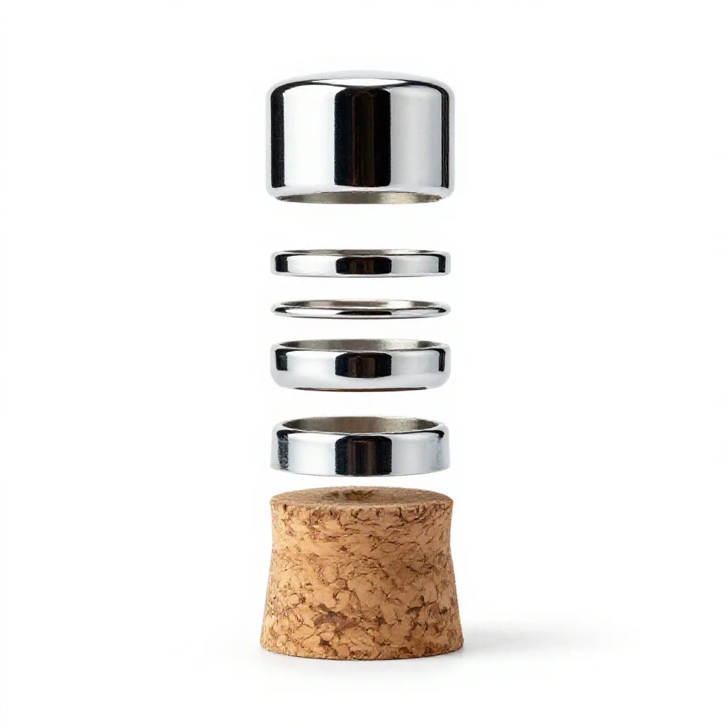 Cork isolated on a white background