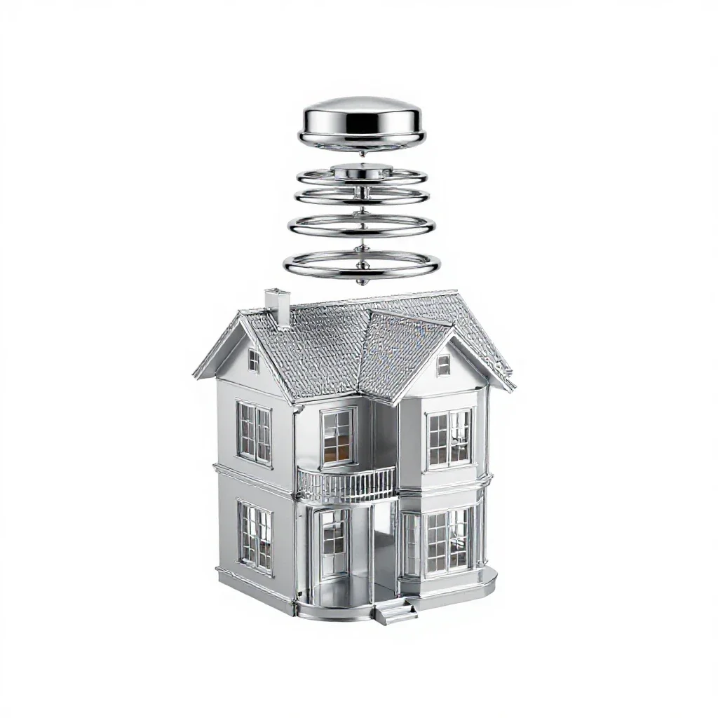 Country house isolated on a white background