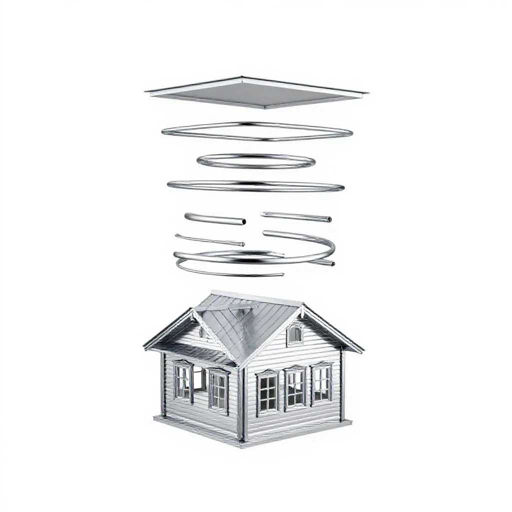 Dacha isolated on a white background