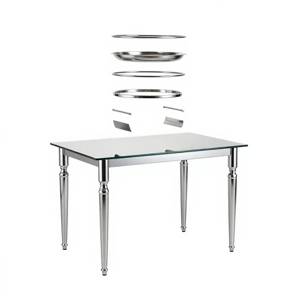 Dinette isolated on a white background