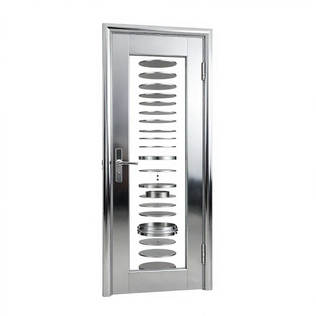 Door isolated on a white background