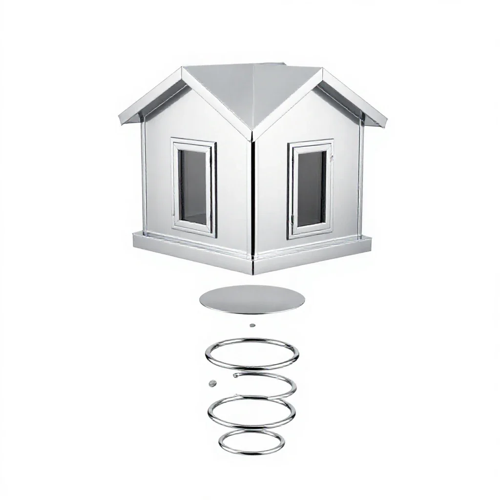 Dormer isolated on a white background