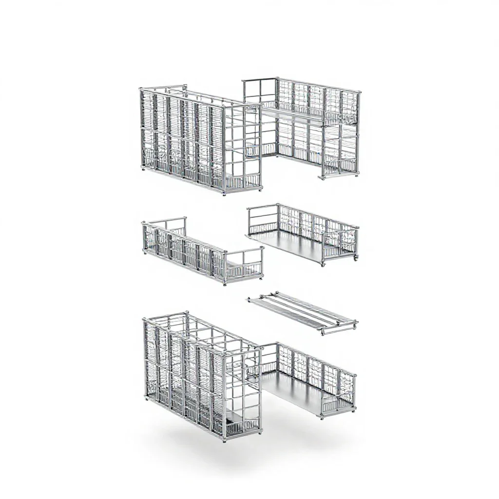 Dormitory isolated on a white background