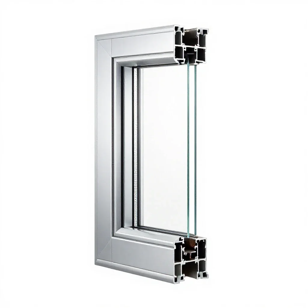 Double glazing isolated on a white background