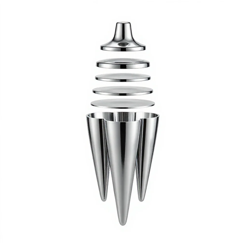 Dripstone isolated on a white background