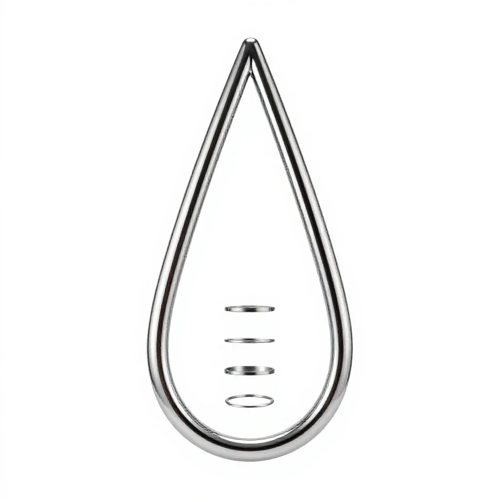 Drop arch isolated on a white background