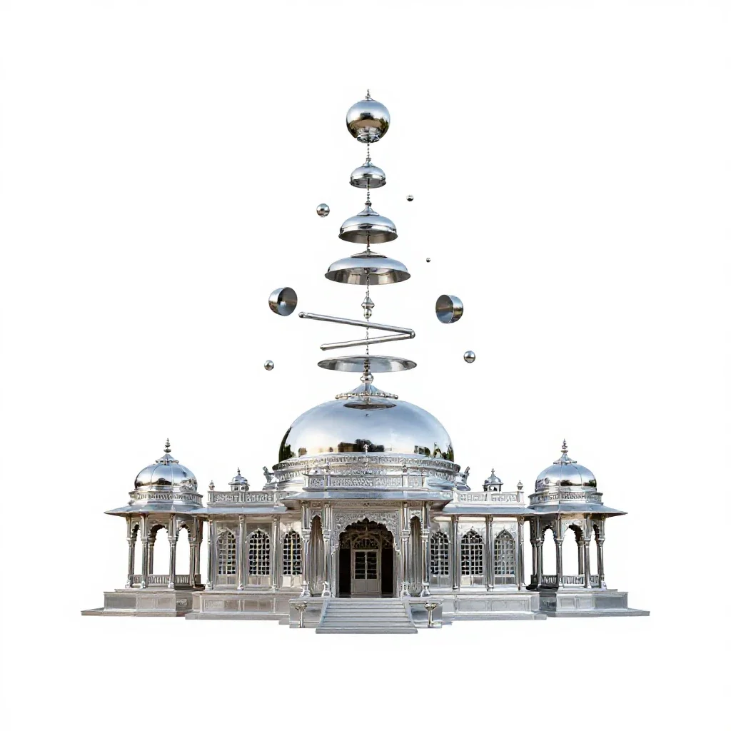 Durbar isolated on a white background