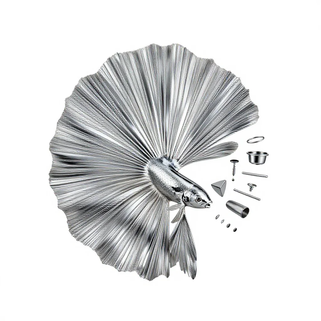 Fantail isolated on a white background