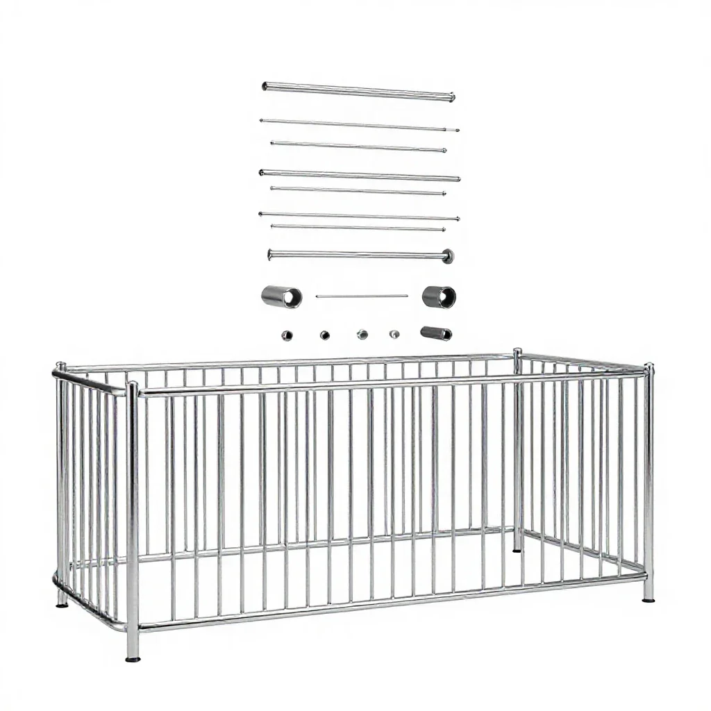 Fence isolated on a white background