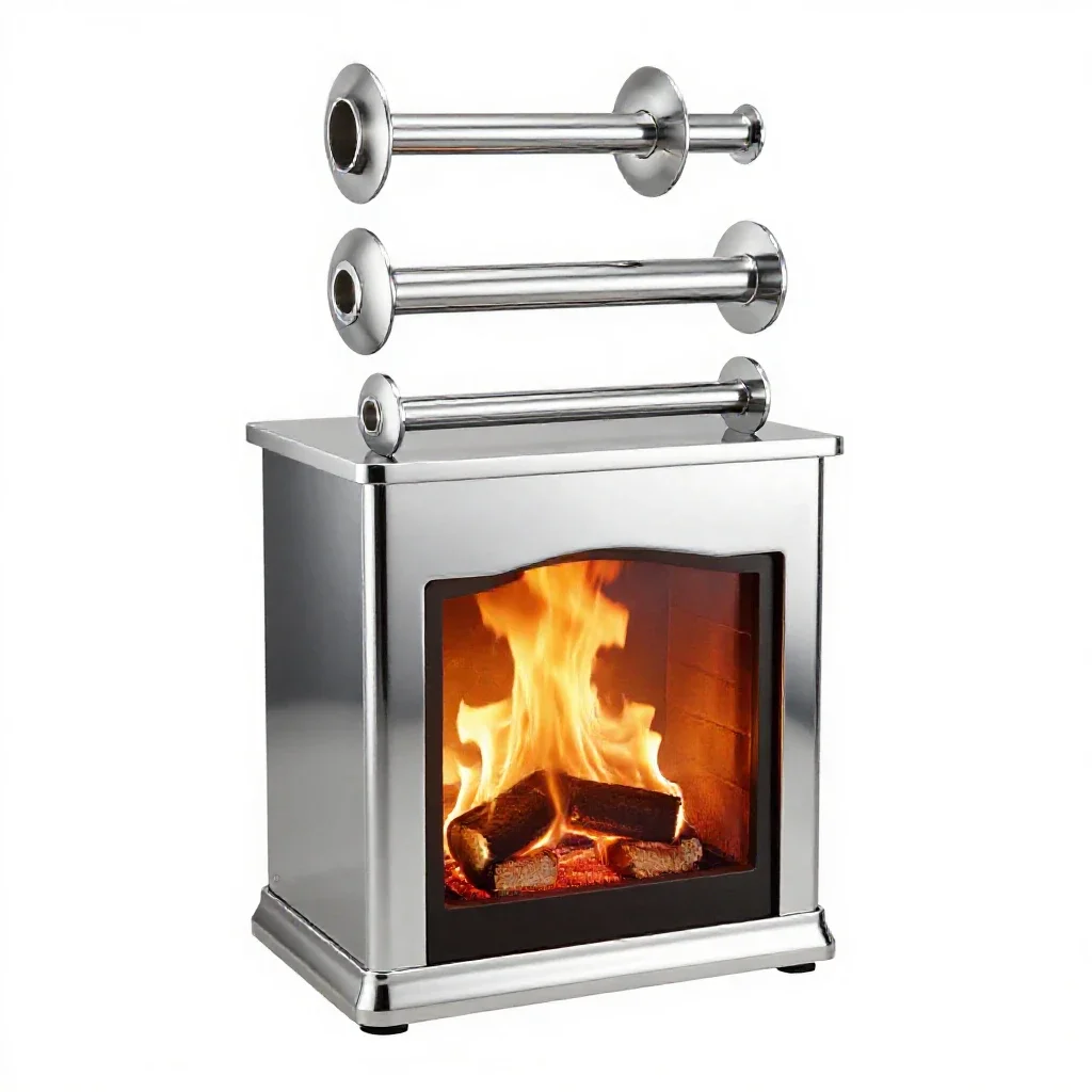 Fire isolated on a white background
