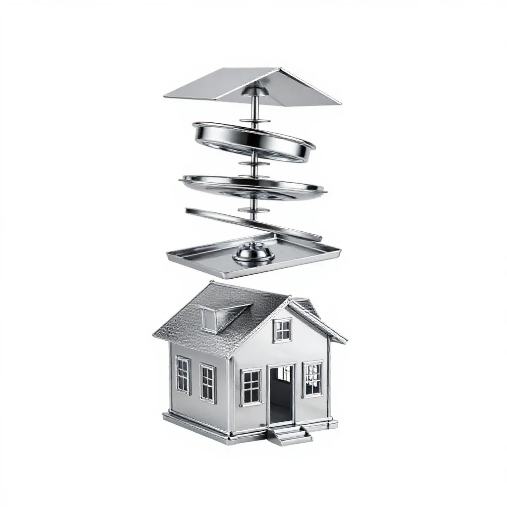 Flophouse isolated on a white background