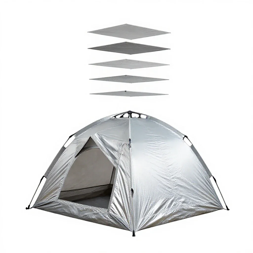 Fly tent isolated on a white background