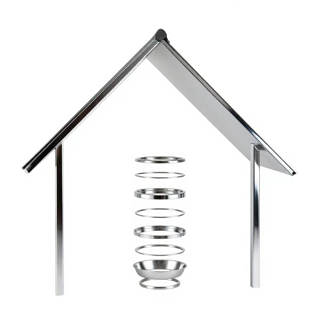 Gable isolated on a white background