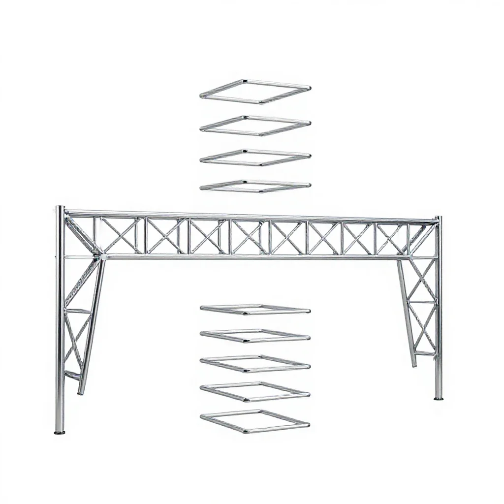 Gantry isolated on a white background