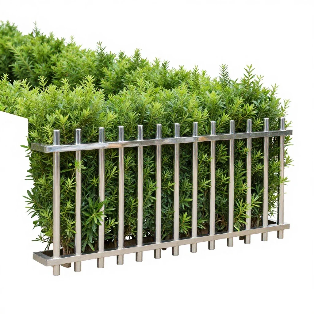 Hedge isolated on a white background