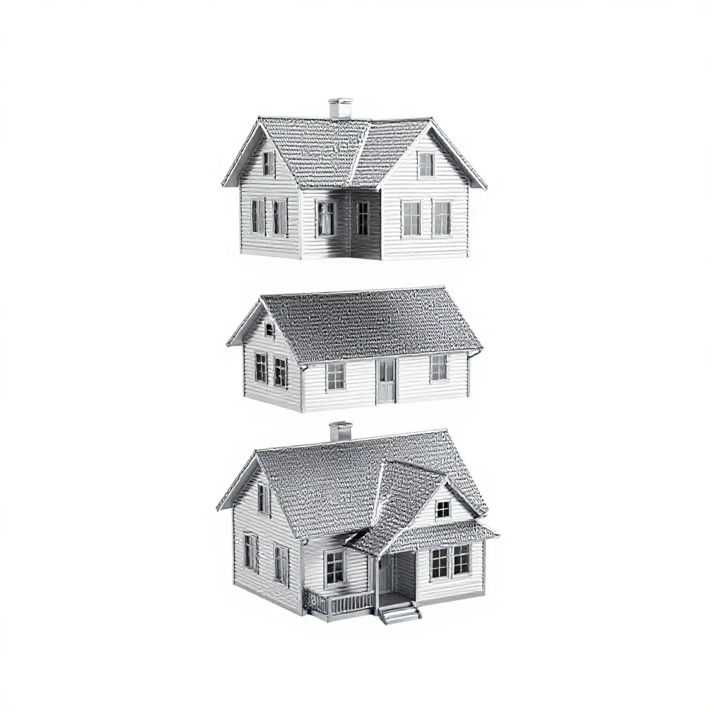 Homestead isolated on a white background