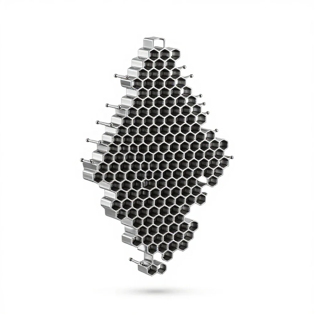 Honeycomb isolated on a white background