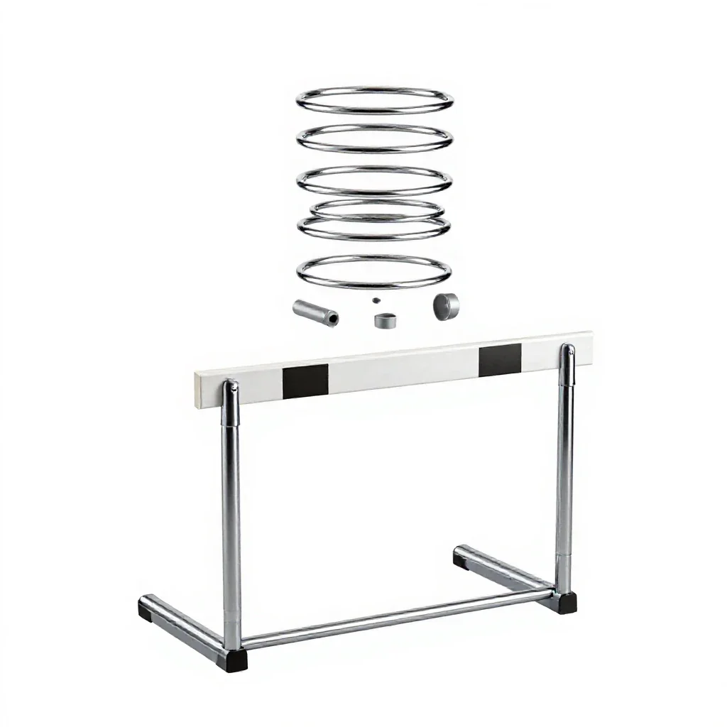 Hurdle isolated on a white background