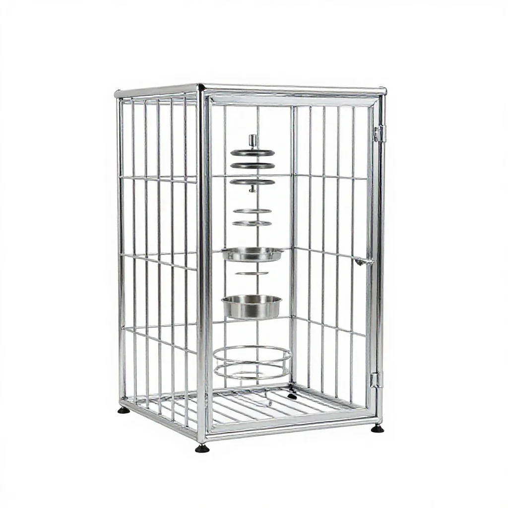 Kennel isolated on a white background