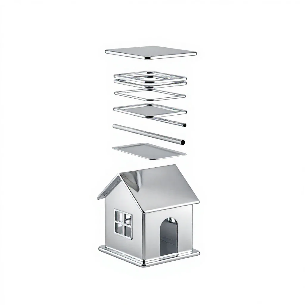 Maisonette isolated on a white background