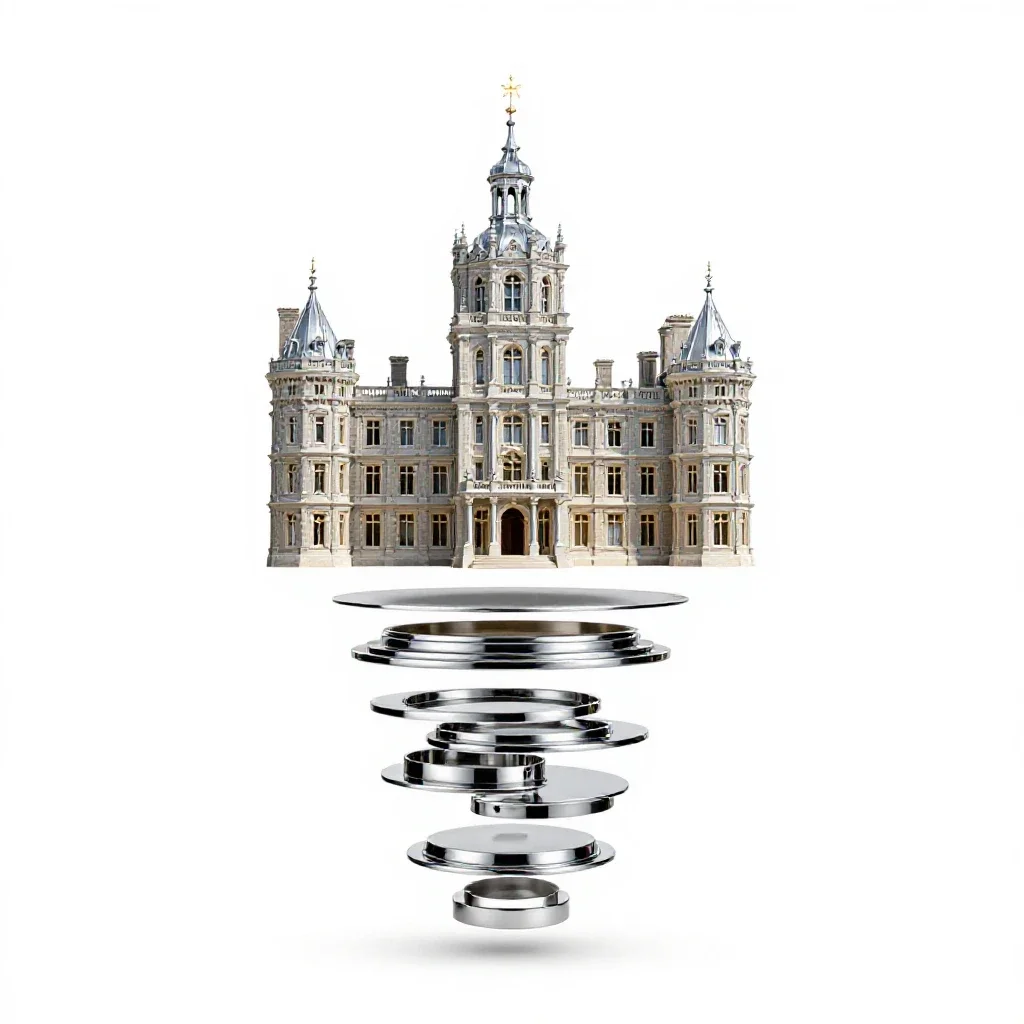 Manor isolated on a white background