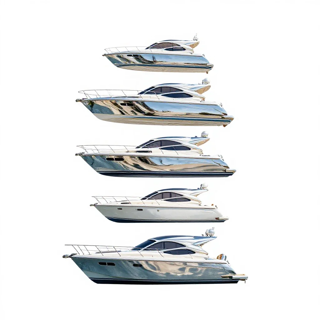 Marina isolated on a white background