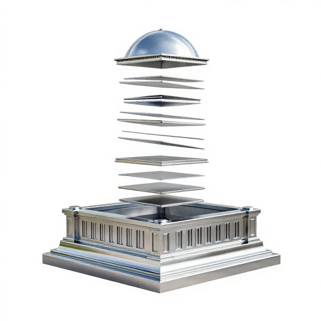 Mausoleum isolated on a white background