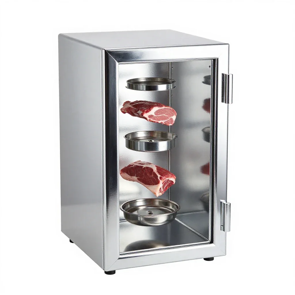 Meat safe isolated on a white background