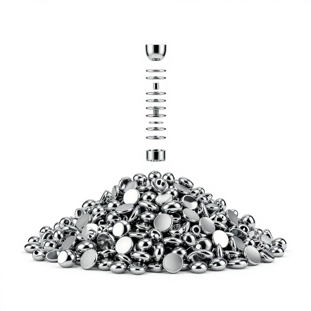 Mound isolated on a white background
