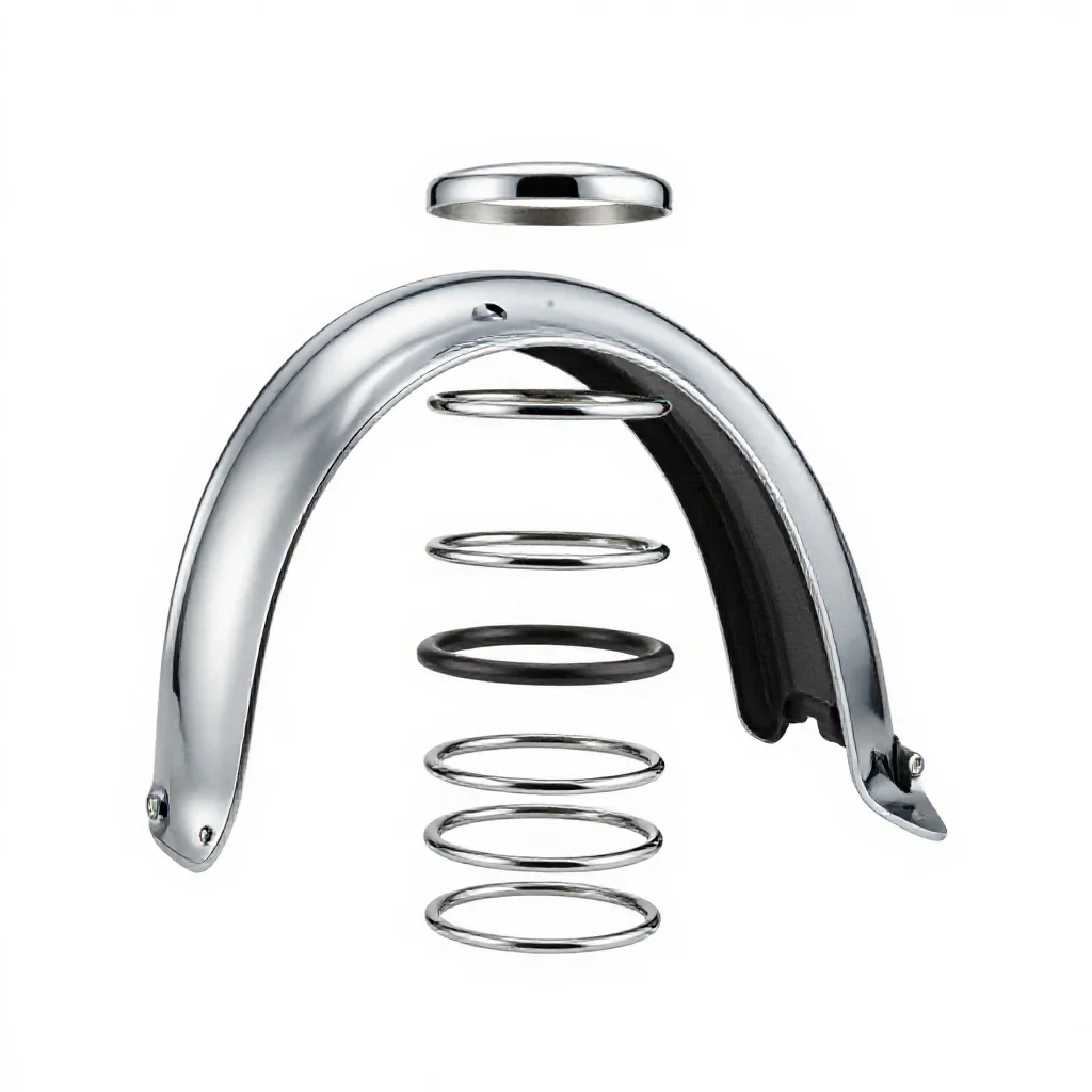 Mudguard isolated on a white background