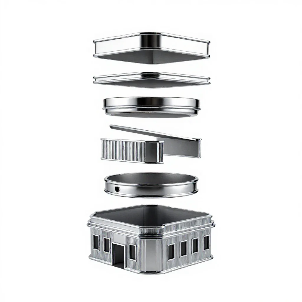 Multiplex isolated on a white background