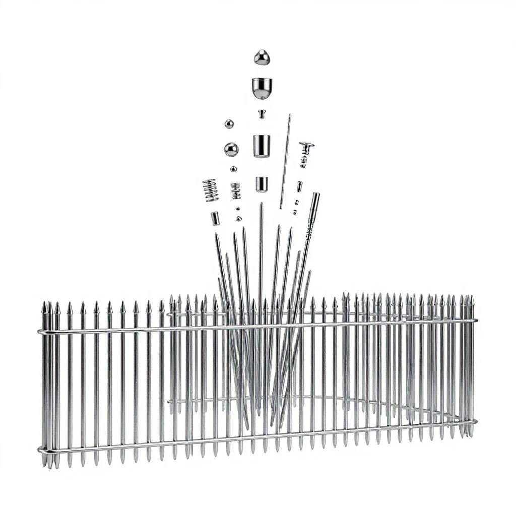 Palisade isolated on a white background